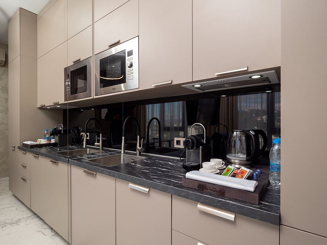 Апартаменты Luxe 6-местный 3-комнатный (2 спальни)