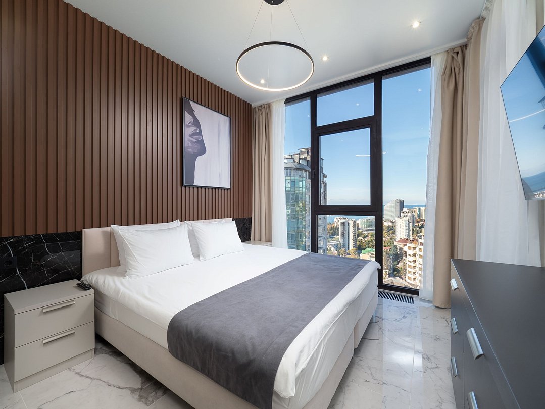 Апартаменты Luxe 6-местный 3-комнатный (2 спальни)