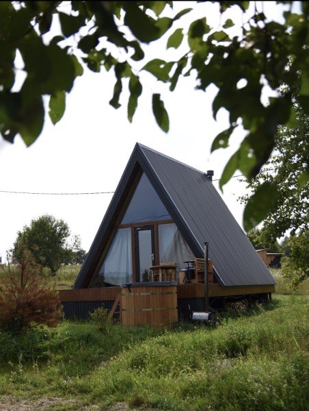 Дом 2-местный A-Frame «Малина»