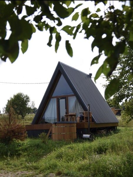 Дом 2-местный A-Frame «Малина»