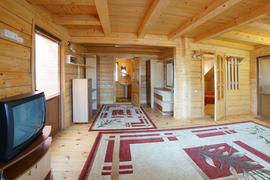 Номер 2-местный 2-комнатный (деревянный коттедж, 2 этаж)