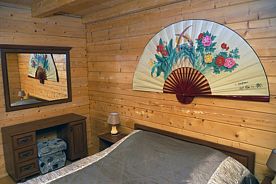 Номер 2-местный 3-комнатный в деревянном коттедже (1 этаж), Пансионат Украина-1, Феодосия