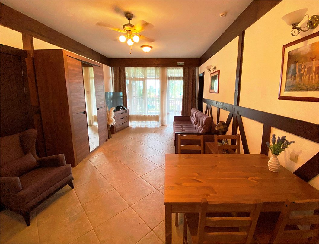 Апартаменты 3-местный 3-комнатный (2 спальни, с террасой)