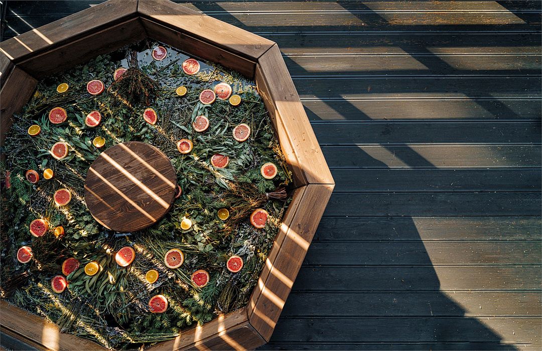 Коттедж 4-местный 3-комнатный (Forest Le Petit BBQ, с купелью)