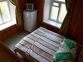 Двухместный номер c 1 комнатой с красивым видом из окна двуспальная кровать, База отдыха Стерж, Осташковский район