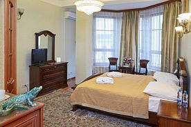 Двухместный номер Business двуспальная кровать, Гостиница Gentalion, Москва