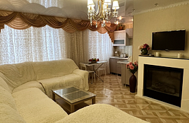 Люкс Камин 2-комн. с камином (Ленина, 19), Апарт-отель Центр (Орск), Орск