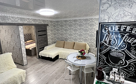 Люкс Кухня 3-комн. с кухней (Ленина, 19), Апарт-отель Центр (Орск), Орск