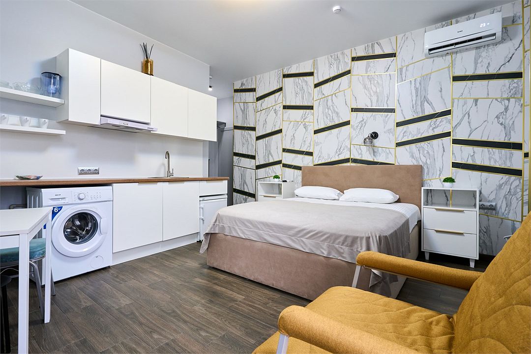 Студио 2-местный (с мини-кухней и доп. местом)