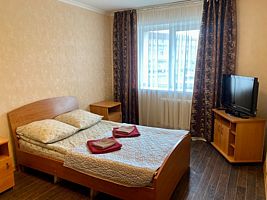 Двухместный номер Standard с видом на город двуспальная кровать, Гостиница Юбилейная (Долинск), Долинский