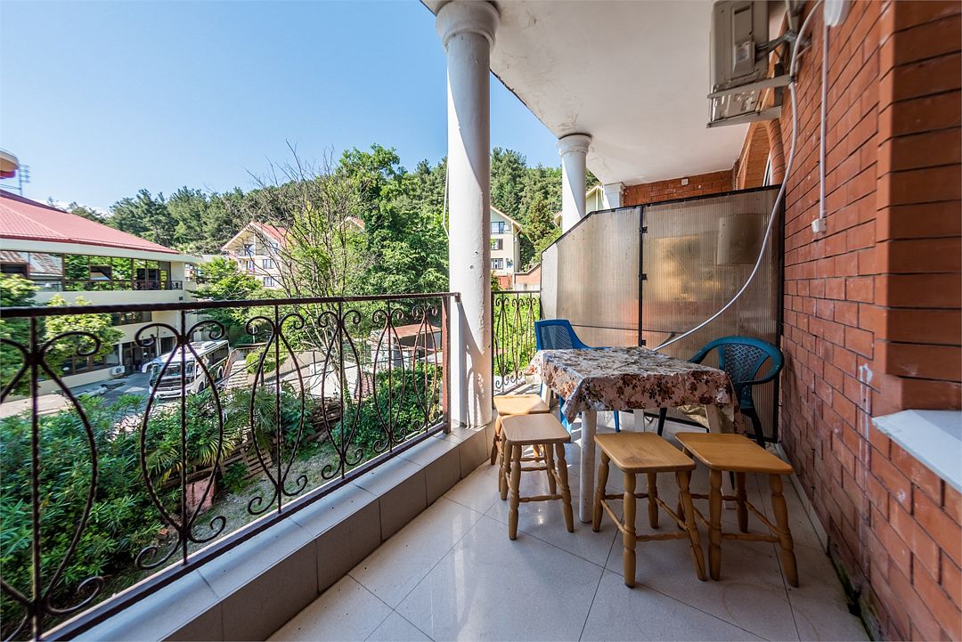 Апартаменты 4-местный 2-комнатный (с мини-кухней и балконом)