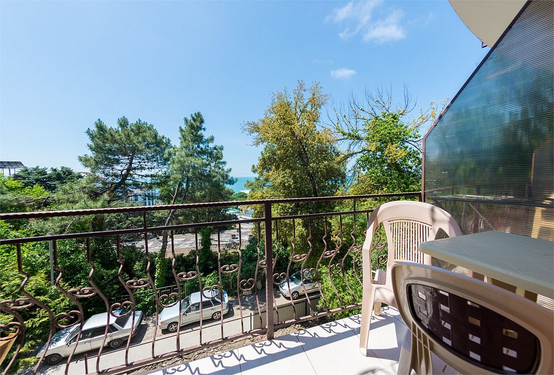 Делюкс 2-местный 1-комнатный (с балконом, вид на море)