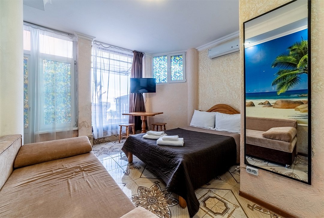 Стандартный 2-местный 1-комнатный (с балконом)