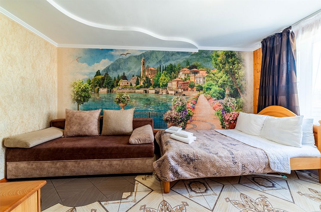 Стандартный 3-местный 1-комнатный (с балконом и видом на море)