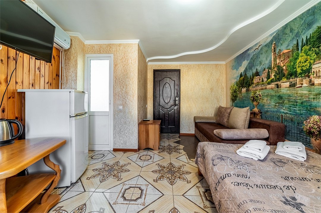 Стандартный 3-местный 1-комнатный (с балконом и видом на море)