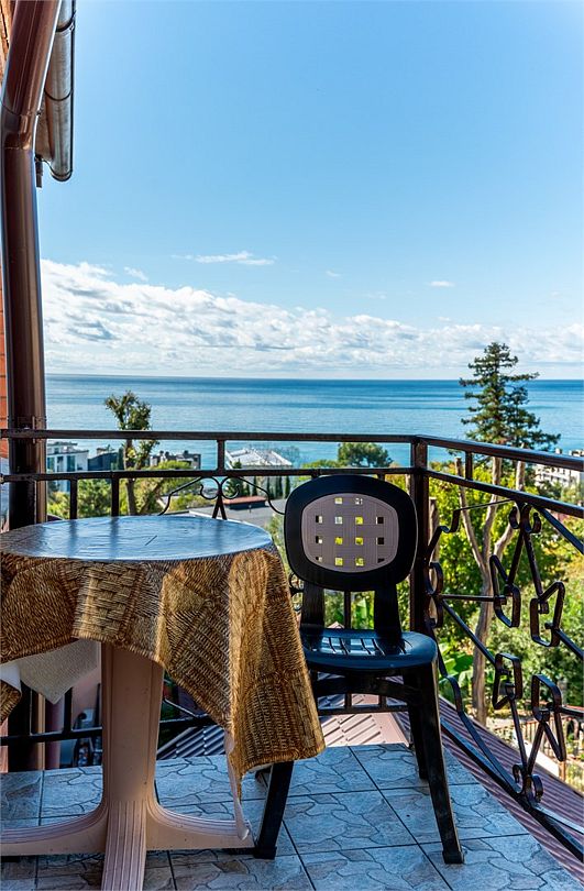 Стандартный 3-местный 1-комнатный (с балконом и видом на море)