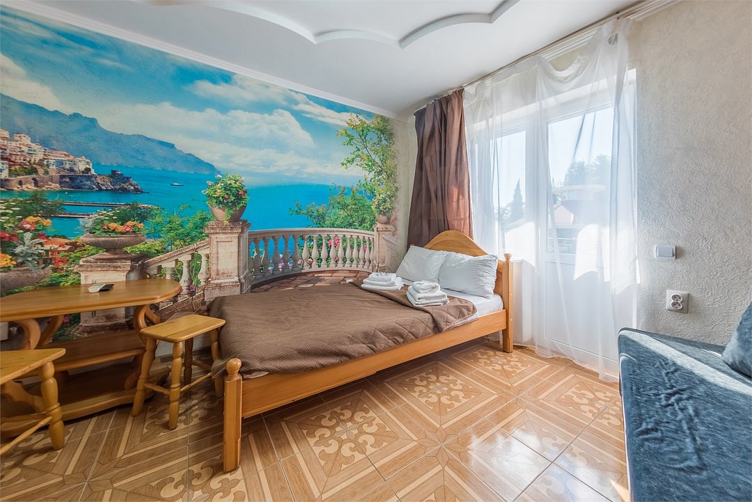 Стандартный 3-местный 1-комнатный (с балконом и видом на море)