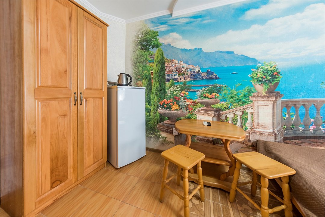 Стандартный 3-местный 1-комнатный (с балконом и видом на море)