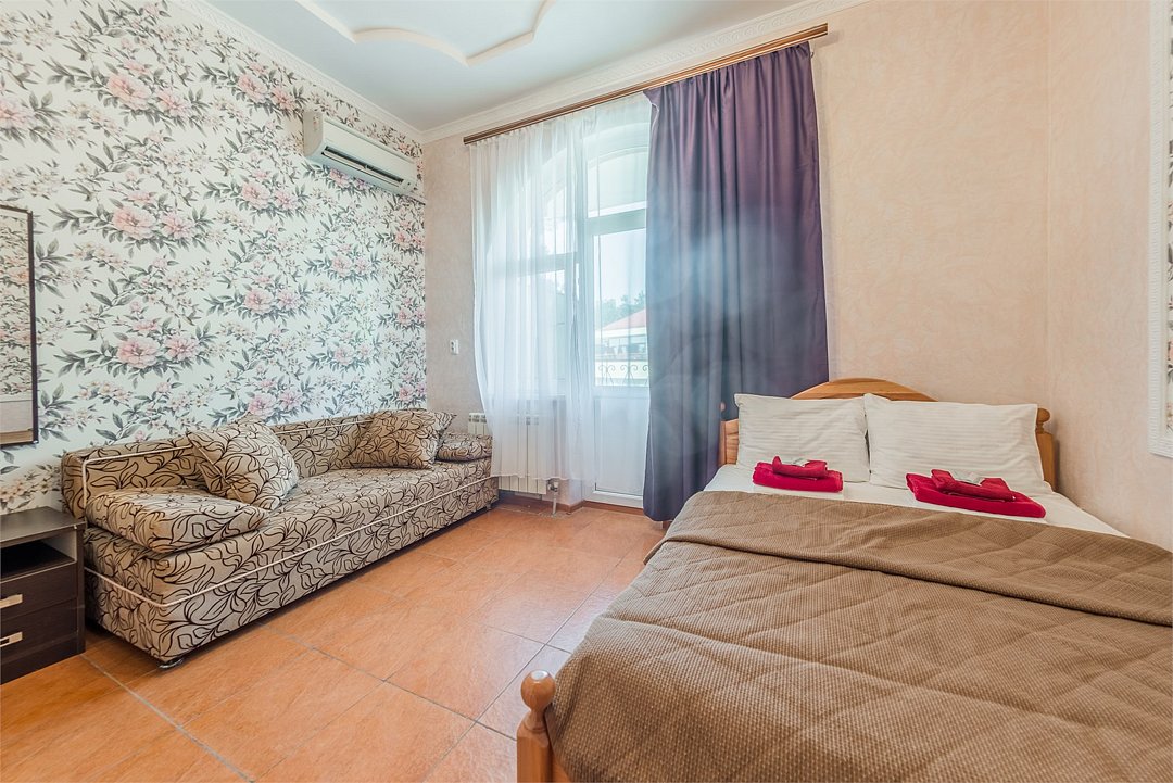 Стандартный 3-местный 1-комнатный (с балконом и видом на море)