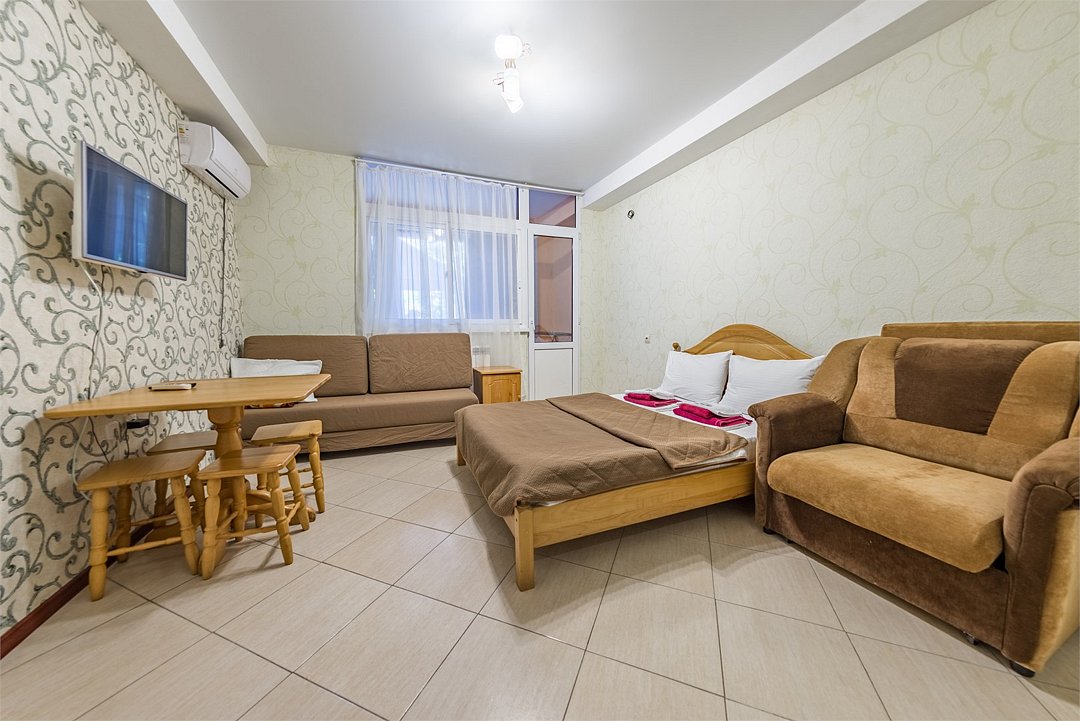 Стандартный 4-местный 1-комнатный (с террасой)