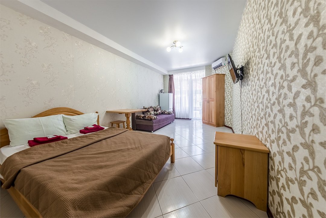 Стандартный 4-местный 1-комнатный (с террасой)