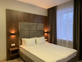 Двухместный номер Comfort с балконом и с красивым видом из окна двуспальная кровать, Отель Престиж, Глазов