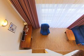 Двухместный люкс Панорамный Дуплекс с балконом двуспальная кровать, Парк-отель Тропикана, Солнечногорский район