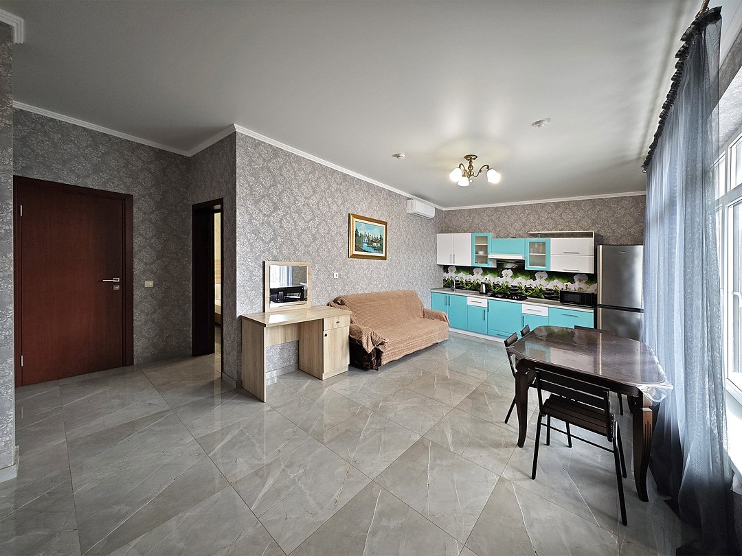 Апартаменты 6-местный (с кухней-гостиной)