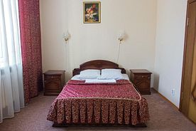 Двухместный номер Большой Стандарт 1 категории двуспальная кровать, Гостиница Центральная, Курск