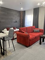 Студия с красивым видом из окна, Отель Облака, Курчатовский