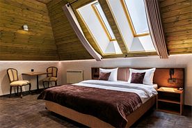 Делюкс с одной большой кроватью, Апартаменты Квартал 44, Пятигорск