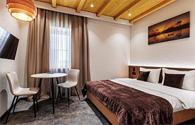 Делюкс с одной большой или двумя раздельными кроватями, Апартаменты Квартал 44, Пятигорск