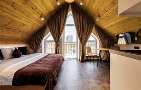 Полулюкс с балконом и видом на гору Машук, Апартаменты Квартал 44, Пятигорск