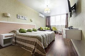 Двухместный номер Business двуспальная кровать, Гостиница Дегас Лайт, Воронеж