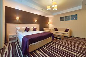 Двухместный полулюкс двуспальная кровать, Гостиница Дегас Лайт, Воронеж