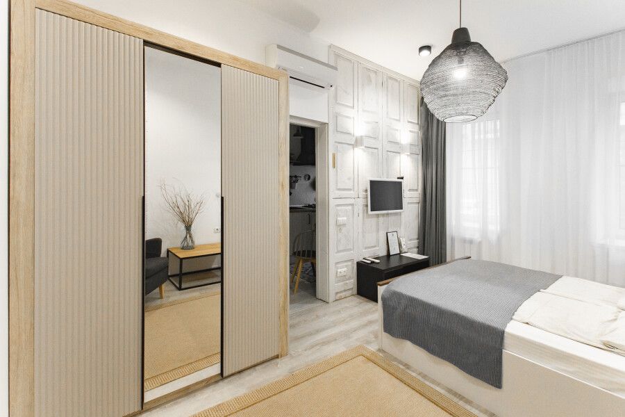 Апартаменты 2-местный 1-комнатный (Travertin Loft)