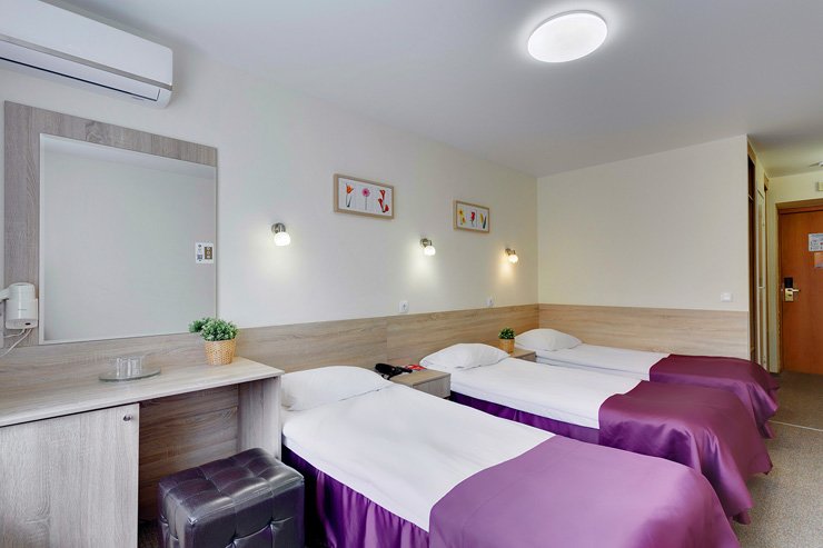 Стандартный 3-местный 1-комнатный