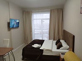 Апартамент ЖК "Салют" на Пулковском шоссе 14 (1721), Апартаменты Как Дома — Чугунова №2, Санкт-Петербург