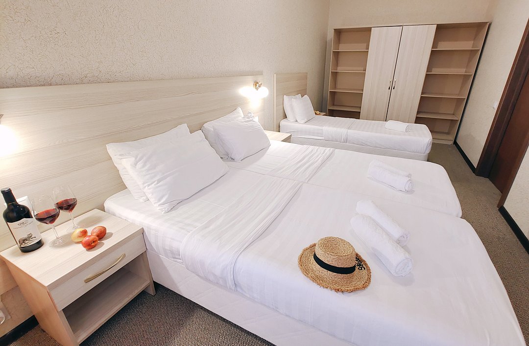 Люкс 5-местный 2-комнатный (с балконом)