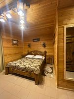 Двухместный номер Standard с красивым видом из окна двуспальная кровать, Турбаза Оленья, Лопарская