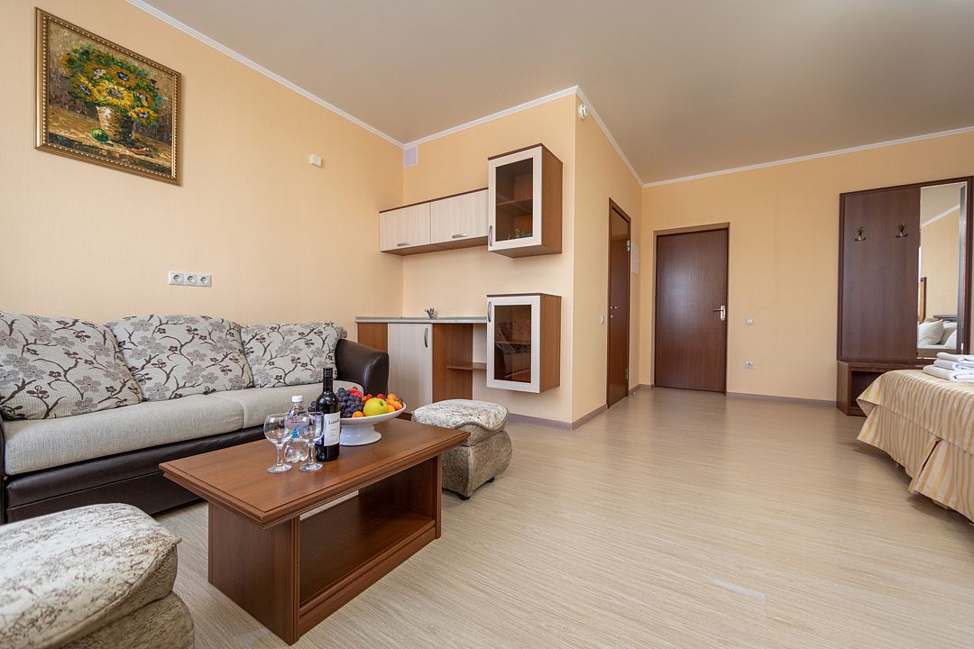 Студио 2-местный 1-комнатный