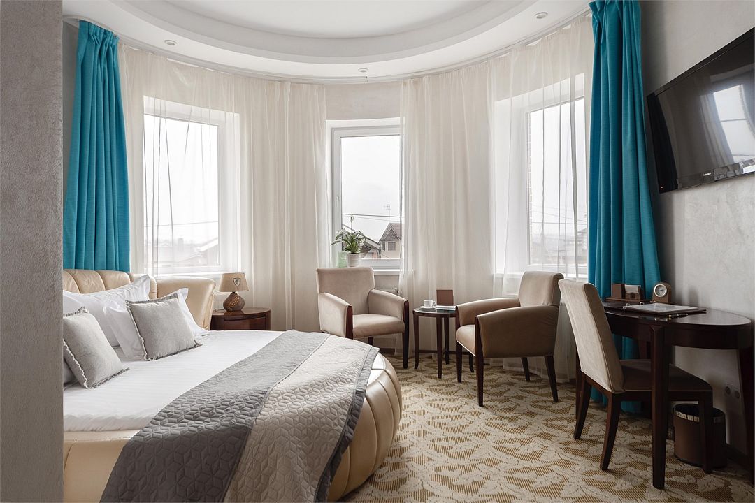 Семейный Семицветик 4-местный 2-комнатный (в Бревенчатом доме, TWIN)