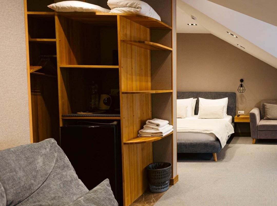 Студия 2-местный 1-комнатный