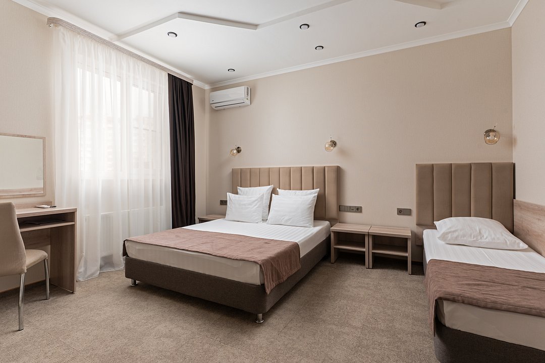 Стандартный 3-местный 1-комнатный (без балкона, корпус № 1)