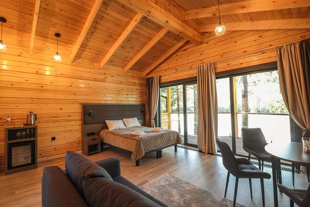 Шале Панорамная студия 2-местный | Аят Ривер, Горный Алтай (Республика Алтай)