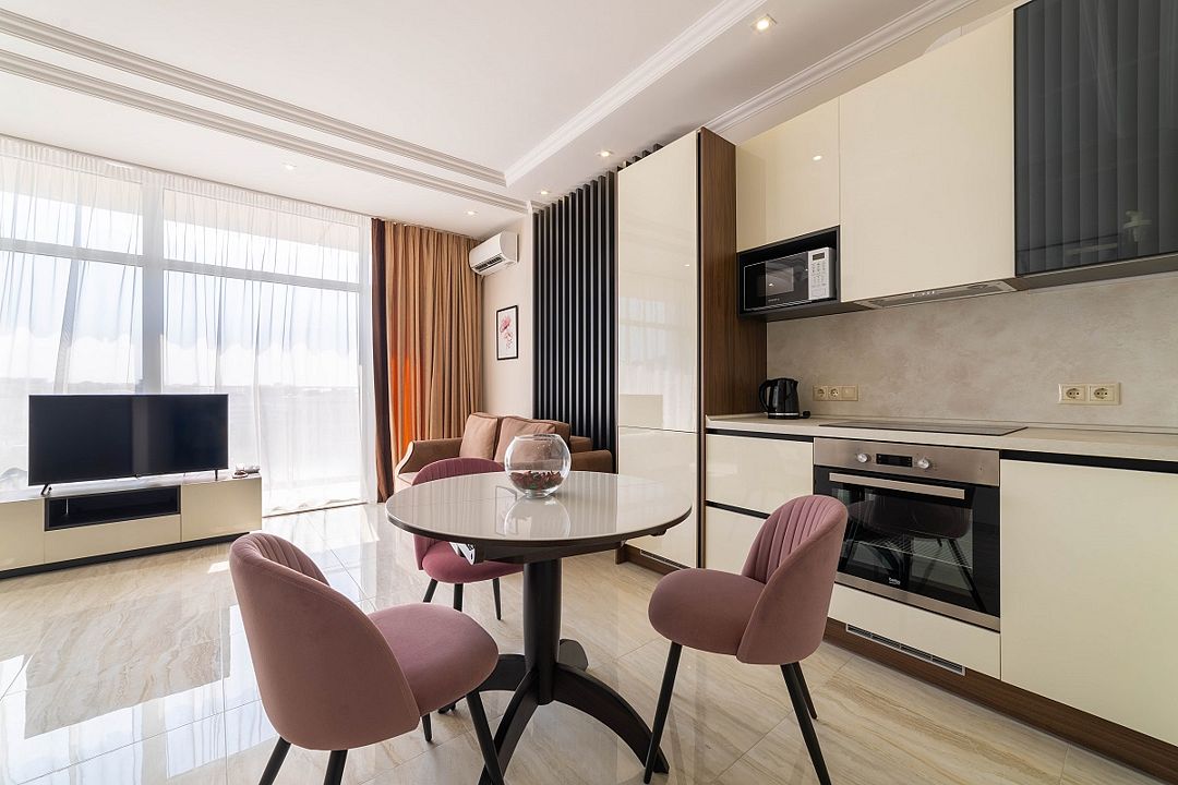 Апартаменты Премиум Делюкс 2-местный (с боковым видом на море)