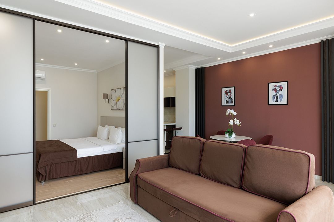 Апартаменты Премиум Люкс 2-местный (с боковым видом на море)