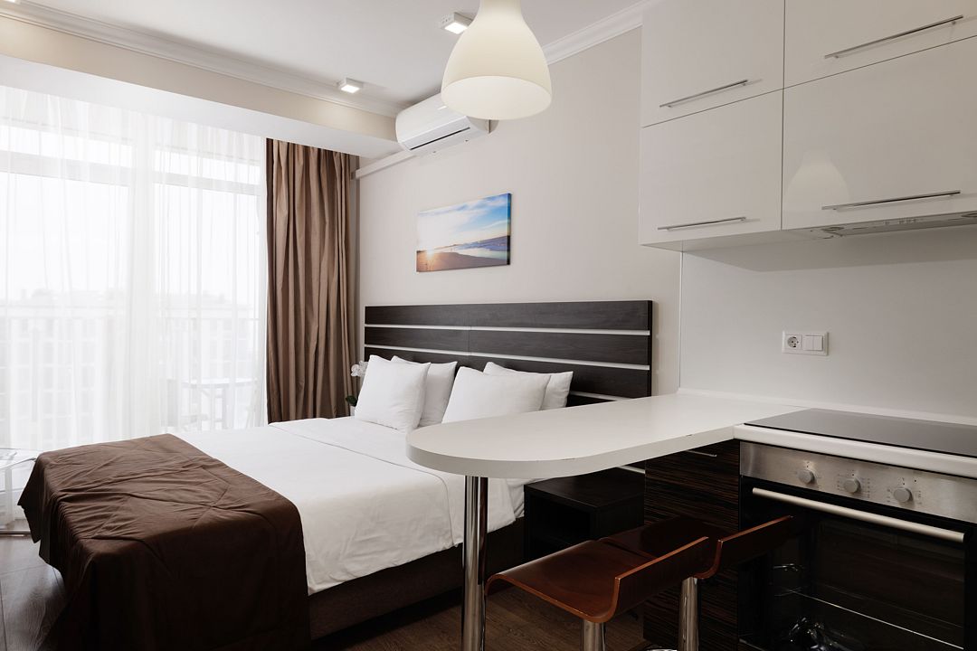 Апартаменты Стандарт 2-местный (с видом на море)