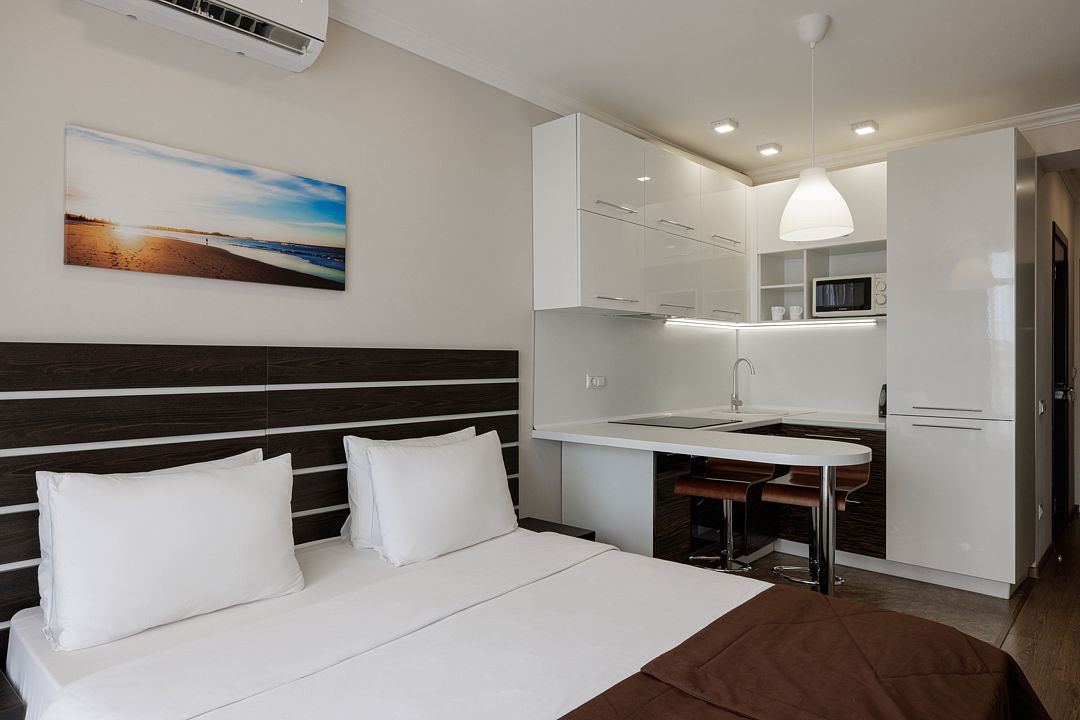 Апартаменты Стандарт 2-местный (с видом на море)