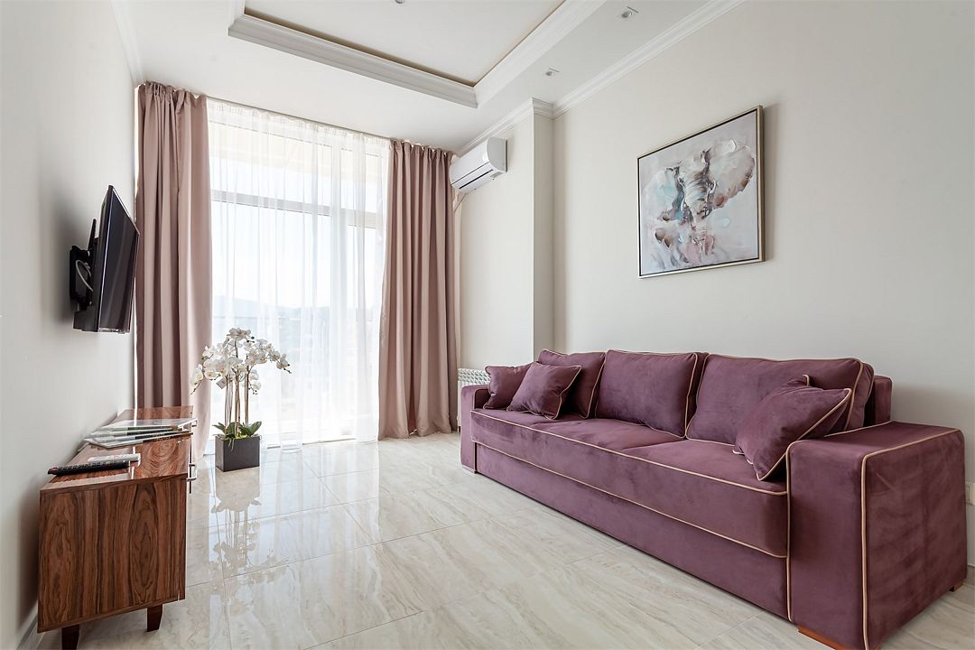 Апартаменты Премиум 4-местный 3-комнатный (с видом на море)